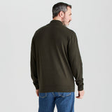 Men's Hartland 1/4 Zip Knit - Deep Forest