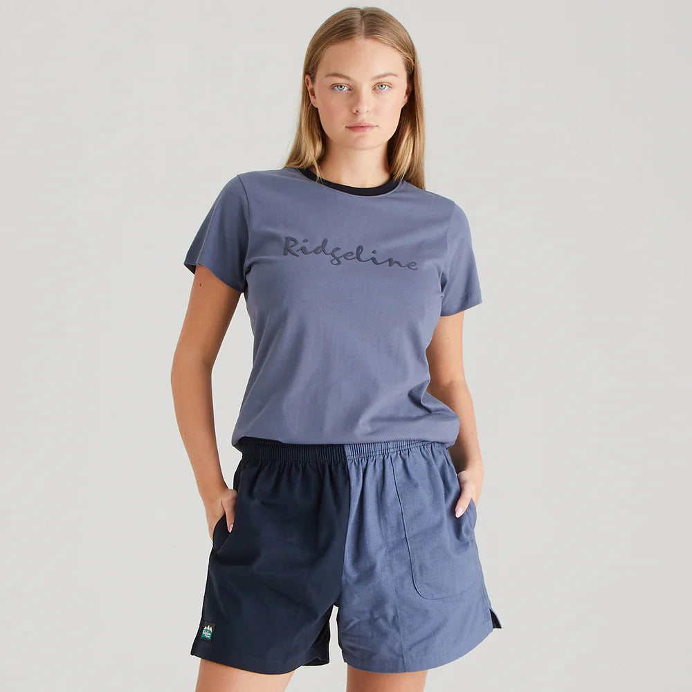 Ridgeline Hose Down Shorts #colour_navy-storm