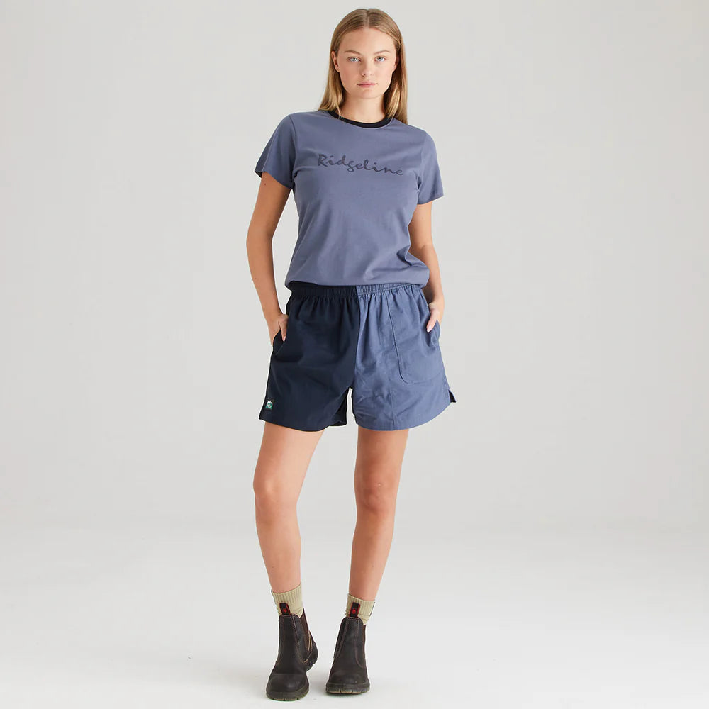 Ridgeline Hose Down Shorts #colour_navy-storm