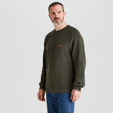 Men's Journeyman Knit Jumper - Moss