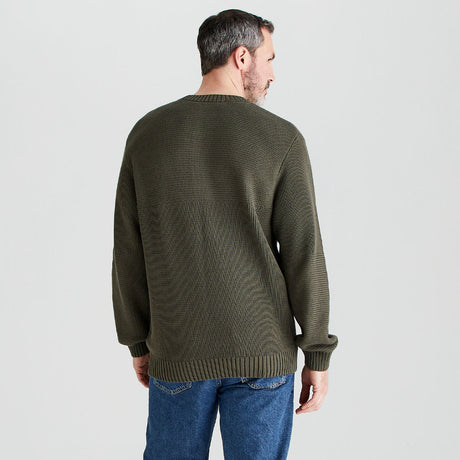 Men's Journeyman Knit Jumper - Moss