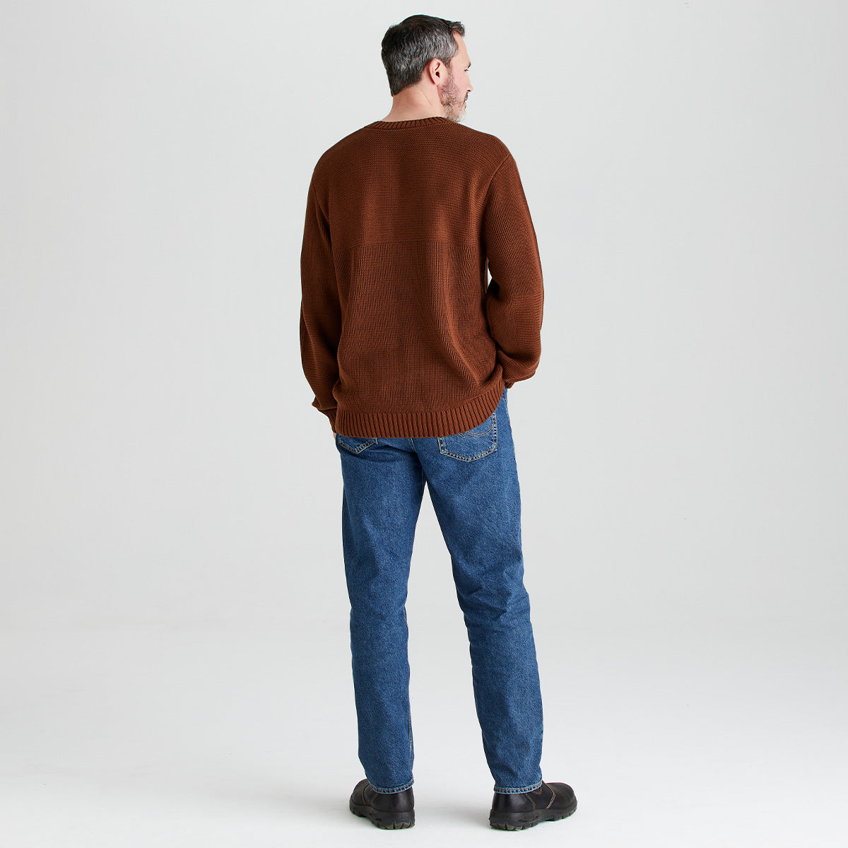 Men's Journeyman Knit Jumper - Nutmeg