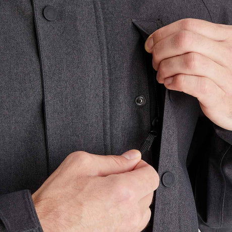 Ridgeline Mens Monsoon Light Jacket #colour_shale-marl