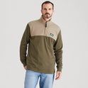 Ridgeline Mens Salthouse Zip Top #colour_ivy-green-multi