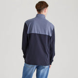 Ridgeline Mens Salthouse Zip Top #colour_navy-multi