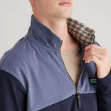 Ridgeline Mens Salthouse Zip Top #colour_navy-multi