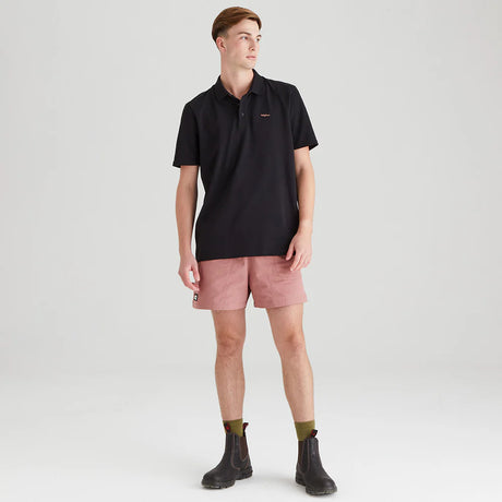 Ridgeline Mens Signature Polo #colour_black