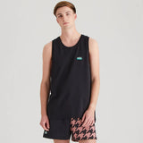 Ridgeline Mens Signature Singlet #colour_black