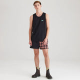 Ridgeline Mens Signature Singlet #colour_black