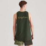 Ridgeline Mens Signature Singlet #colour_deep-forest