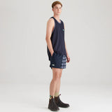 Ridgeline Mens Signature Singlet #colour_navy