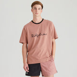 Ridgeline Mens Signature T Shirt #colour_dusky-pink