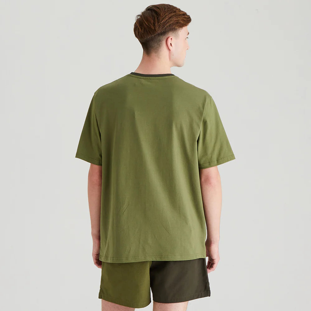 Ridgeline Mens Signature T Shirt #colour_fern-green