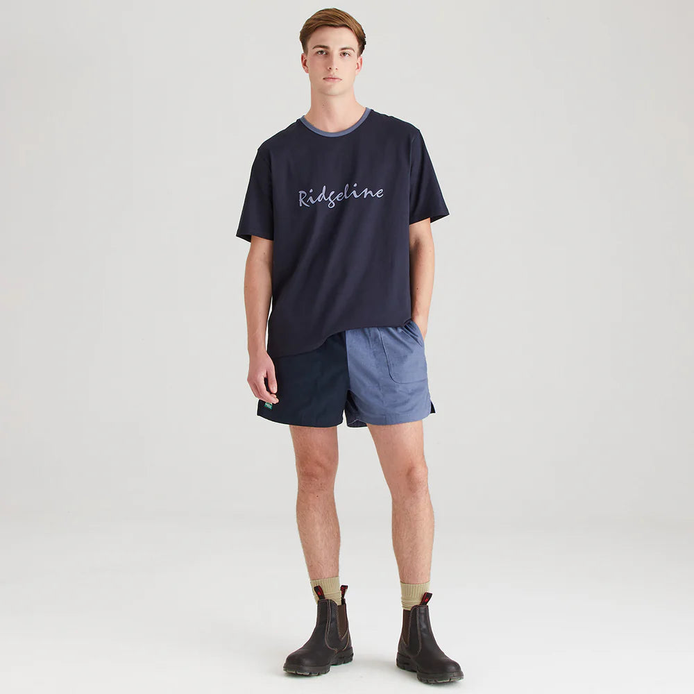 Ridgeline Mens Signature T Shirt #colour_navy