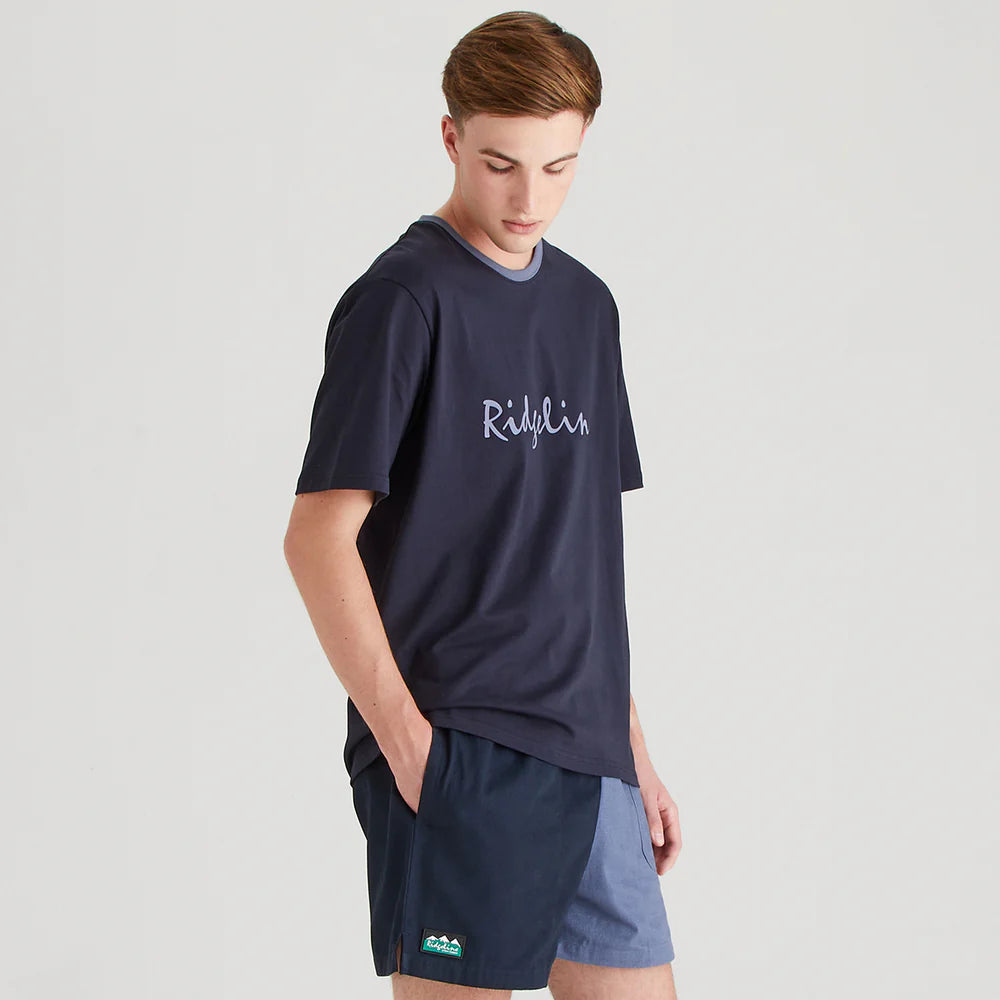 Ridgeline Mens Signature T Shirt #colour_navy