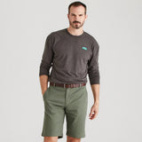 Ridgeline Mens Waxham Shorts #colour_khaki-green