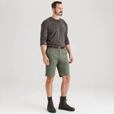 Ridgeline Mens Waxham Shorts #colour_khaki-green
