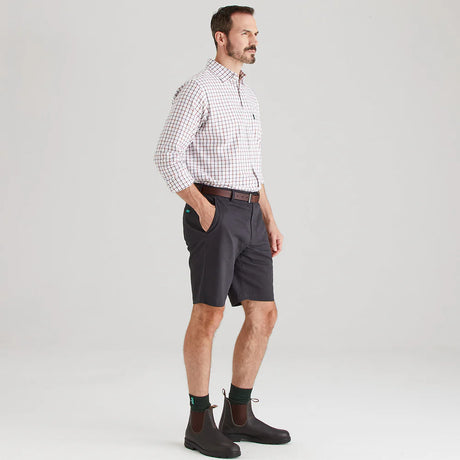 Ridgeline Mens Waxham Shorts #colour_shale