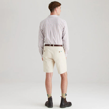 Ridgeline Mens Waxham Shorts #colour_stone
