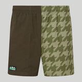 Ridgeline Unisex Backslider Shorts #colour_deep-forest-print
