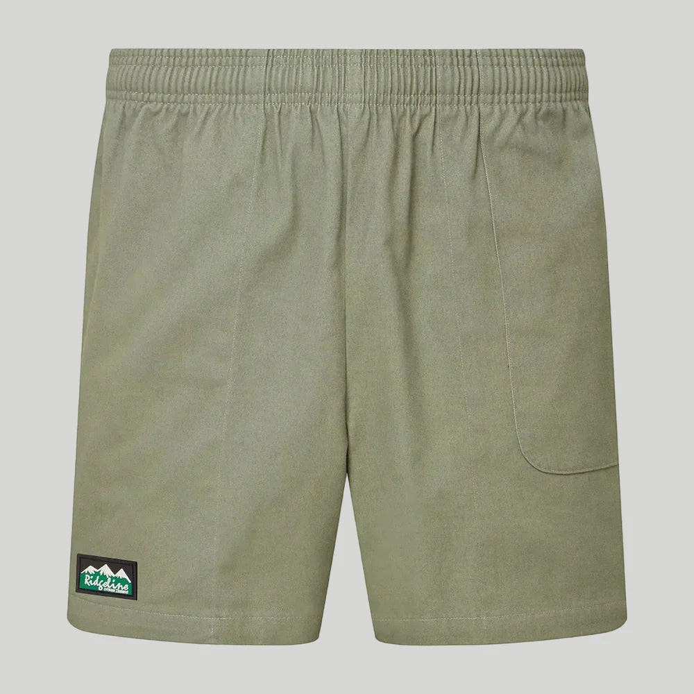 Ridgeline Hose Down Shorts #colour_khaki-green