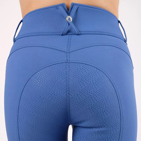 Montar Megan High Waisted Vol 2 Full Grip Riding Breeches #colour_delft