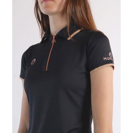 Montar MoAnna Polo With Contrast Pipes #colour_black