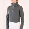 Montar MoSimone Crop Neck Zipper #colour_jade