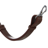 Equestro Leather Adjustable Buckle Collier Martingale #colour_brown