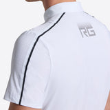 Rider's Gene Men's Tech Short Sleeve with Insert Button Polo