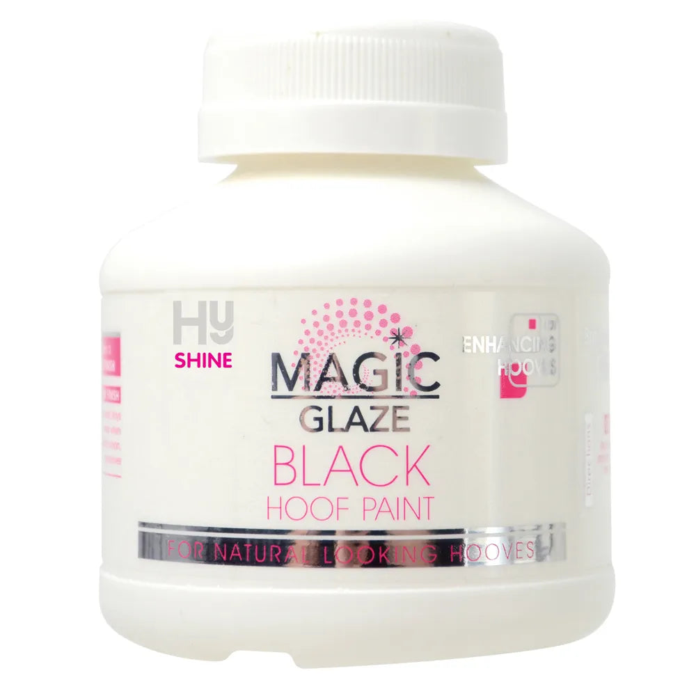 Magic Glaze Hoof Paint by Hy Equestrian #colour_black