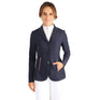 Hy Equestrian Roka Royal Show Jacket #colour_navy-rose-gold
