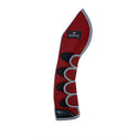 Equestro Travelling Boots Set And Tail Guard #colour_burgundy