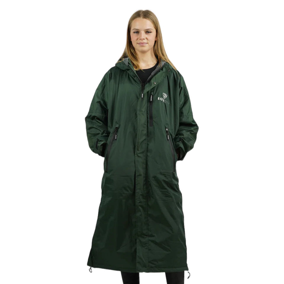 EQUIDRY Women's Thin Fleece Evolution #colour_black-forest-green