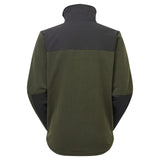 Ridgeline Men's Hybrid Fleece #colour_olive/black
