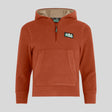 Ridgeline Kids Ballistic Long Sleeved Fleece Hoodie #colour_russet