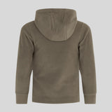 Ridgeline Kids Ballistic Long Sleeved Fleece Hoodie #colour_smokey-olive