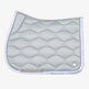 PS of Sweden Ice Grey Ruffle Pearl Jump Saddle Pad
