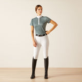 Ariat Women's Aptos Show Shirt #colour_north-atlantic-bit-emboss