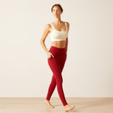 Ariat Women's Eos 2.0 Full Seat Tight #colour_sun-dried-tomato