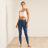 Ariat Women's Breathe Eos Half Grip Recycled Materials Tights #colour_dark-denim
