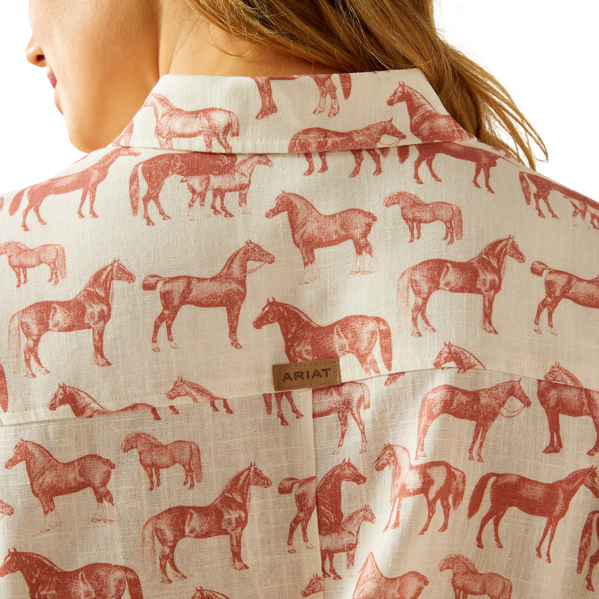 Ariat Women's Rudford Shirt #colour_blushing-horse