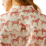 Ariat Women's Rudford Shirt #colour_blushing-horse