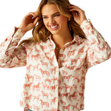 Ariat Women's Rudford Shirt #colour_blushing-horse