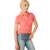 Ariat Women's Prix 3.0 Polo #colour_coral-paradise