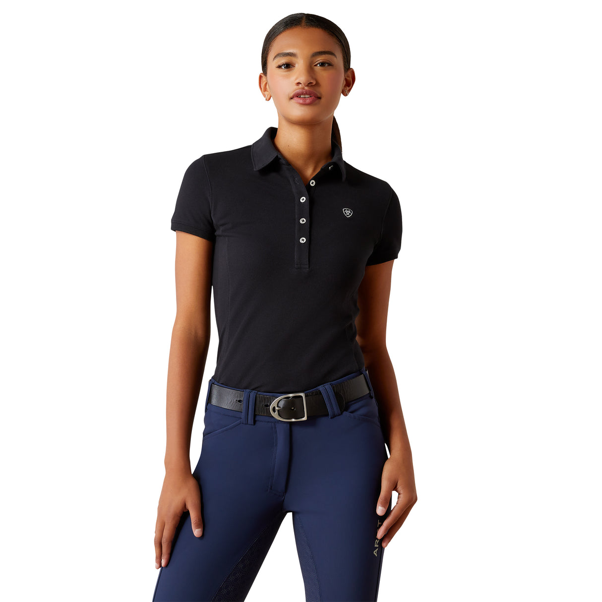 Ariat Women's Prix 3.0 Polo #colour_black
