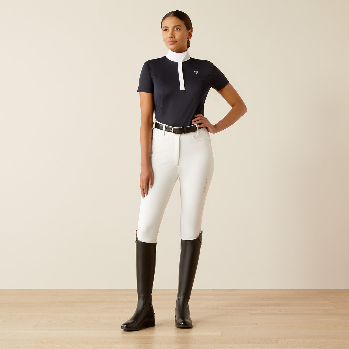 Ariat Women's Aptos Show Shirt #colour_show-navy