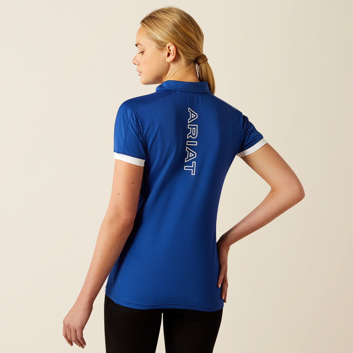 Ariat Women's Bandera Team 1/4 Zip Polo