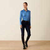 Ariat Women's Sunstopper 3.0 1/4 Zip Baselayer #colour_riviera