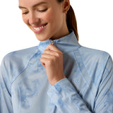 Ariat Women's Sunstopper 3.0 1/4 Zip Baselayer #colour_st.-tropez-mirage-print